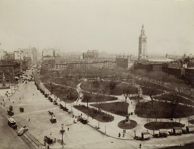 Old Photo of Madison Square Park