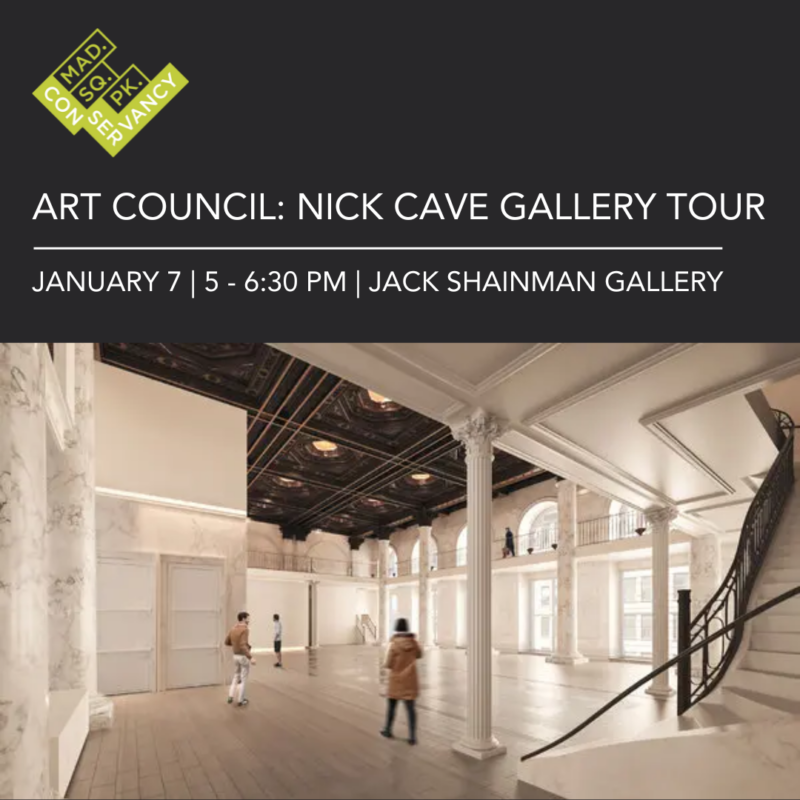 Art Council Nick Cave Gallery Tour — Madison Square Park Conservancy